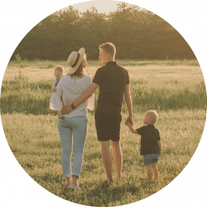 Familie als Symbol für Steuerberatung für Angestellte